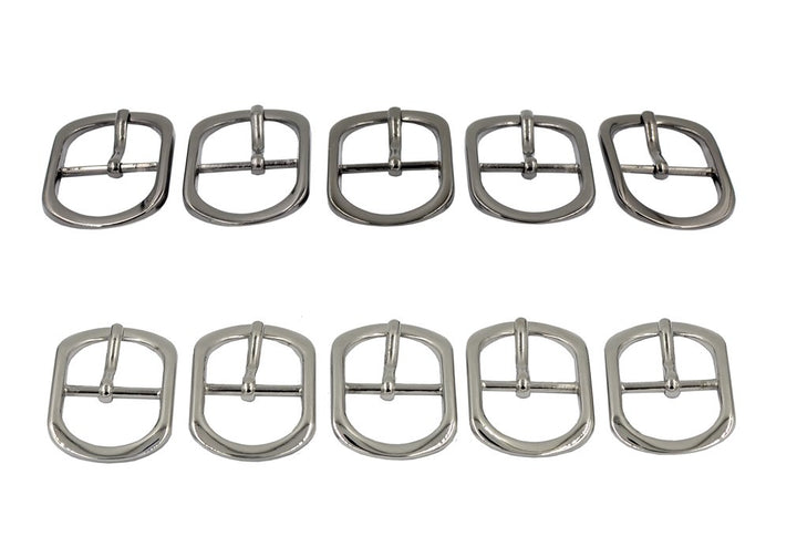 DGOL 10pcs 1 Tri-Glide Slide Buckle Zinc Alloy Center B