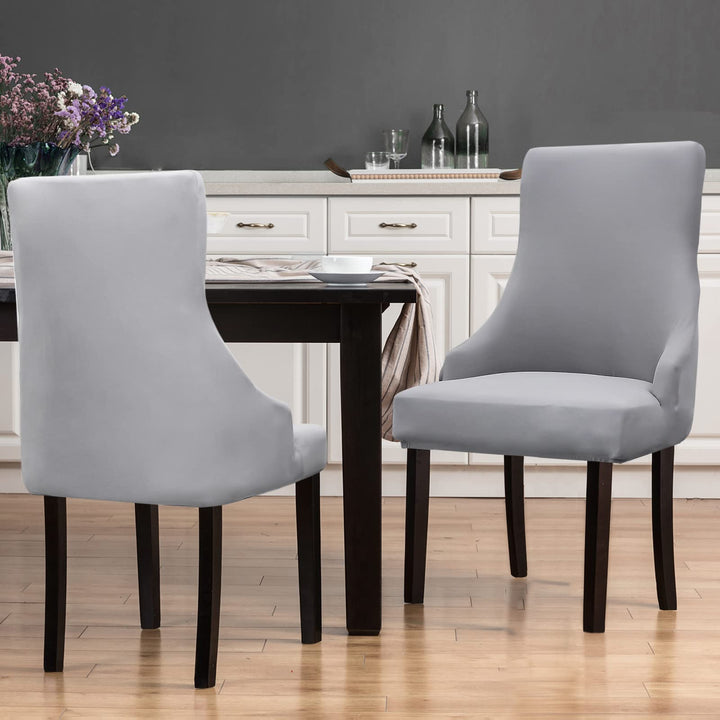 Liykimt Stretch Wingback Side Chair Slipcover-Accent Ch