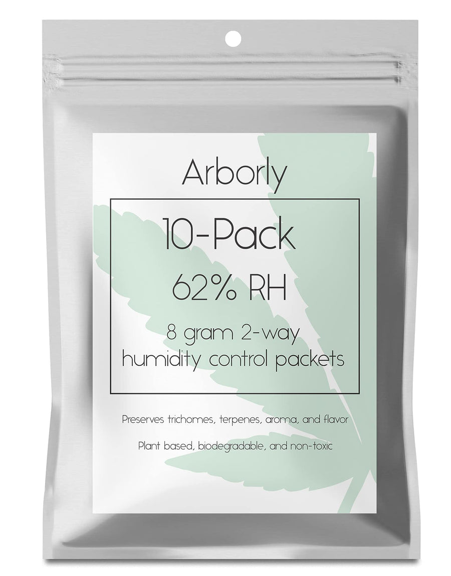 62-Percent Humidity Control Packs - 8 Gram - 10 Pack - 