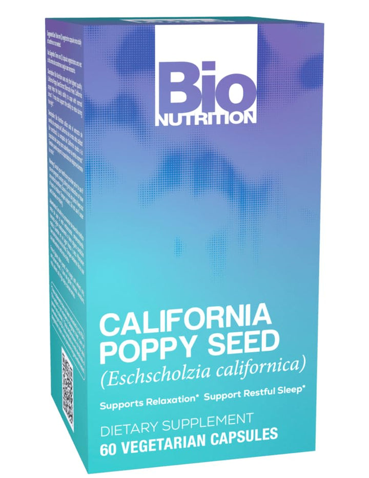 Bio Nutrition California Poppy Herbal Supplement 60 Veg