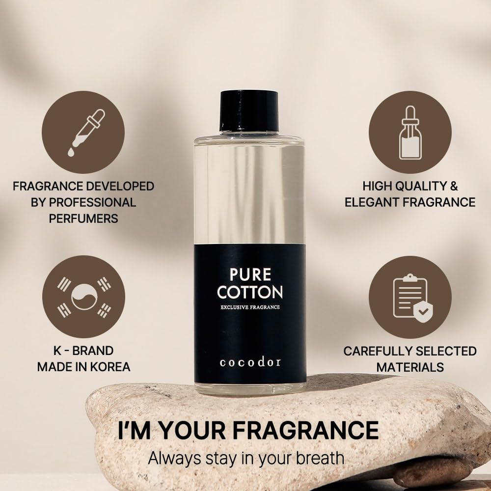COCODOR Reed Diffuser Oil Refill/Refreshing Air/6.7oz(200ml)/1 Pack/Aroma therapy, Home Fragrance, Scented Oils, Oils for Reed Diffuser, Office Décor, Decoration