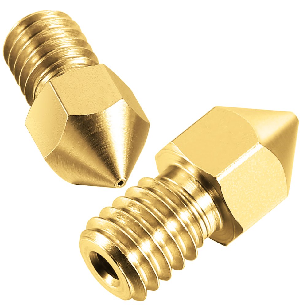 SIQUK 22 Pieces 3D Printer Nozzles MK8 Nozzle 0.2mm, 0.