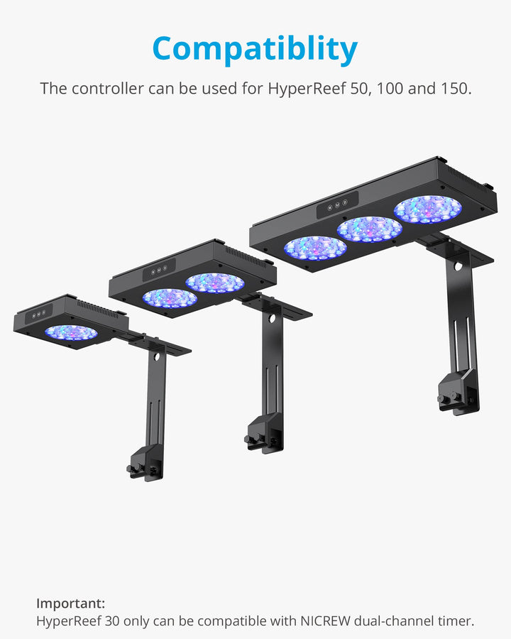HyperReef Light Controller, LED Light Timer for HyperReef 50,100,150 Gen 1, Not Compatible with HyperReef Gen 2