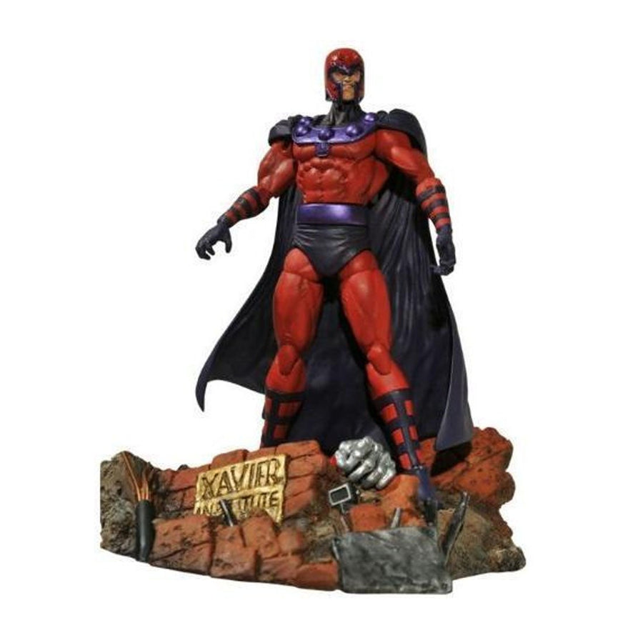 Marvel Select Magneto, Plastic Made, 16 Points of Articulation, and Gabriel Marquez Sculpted 7-Inch Action Figure
