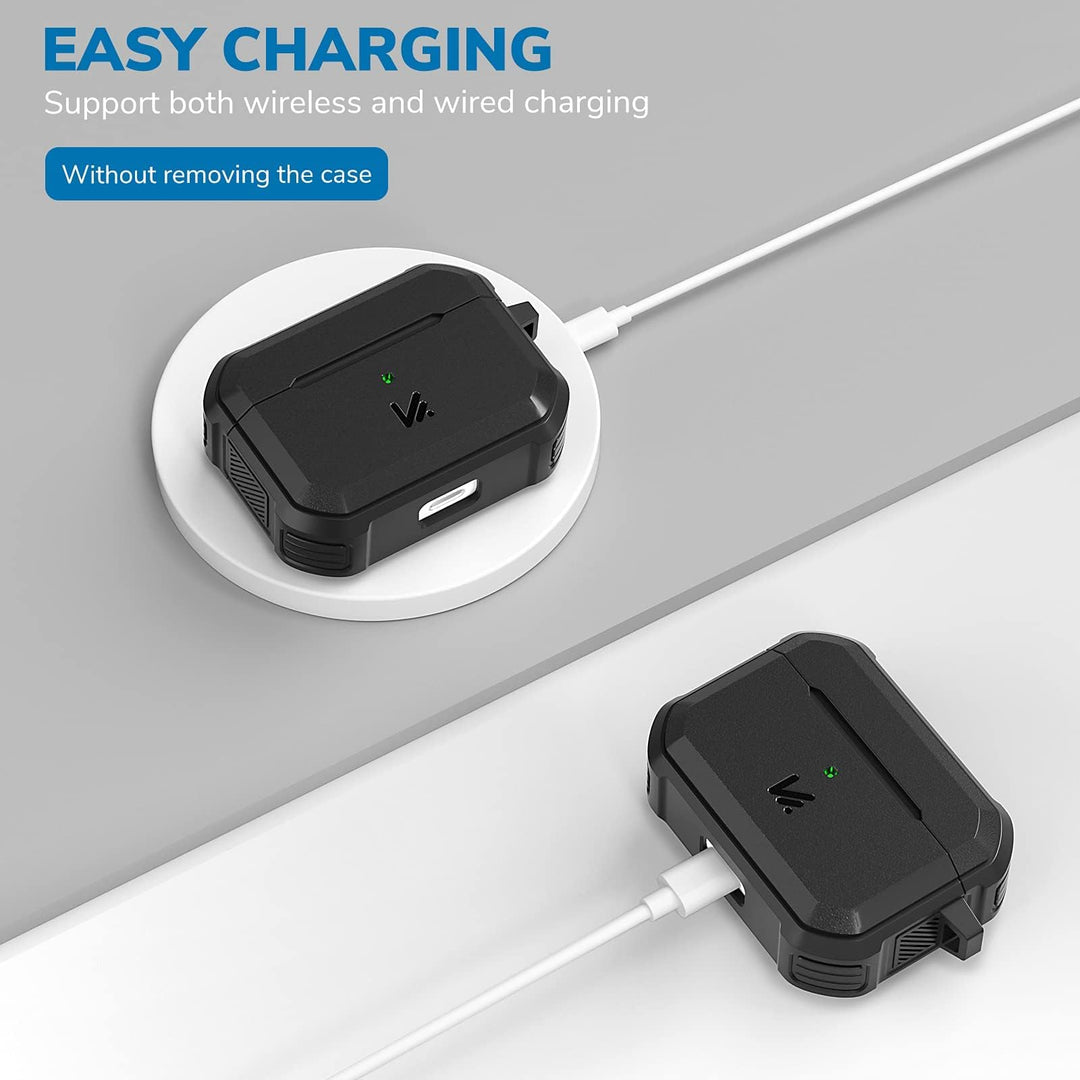 KMMIN Compatible with Apple Airpod Pro Case, Full-Body 