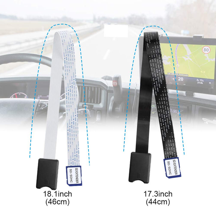 SD to SD Card Extension Cable SD Extender Adapter Flexible Memory Card SDHC of 4/8/16/32/64GB Compatible with SanDisk SDXC,Kindle,3D Printer,Raspberry Pi,Arduino GPS,TV SDHC(SD to SD)