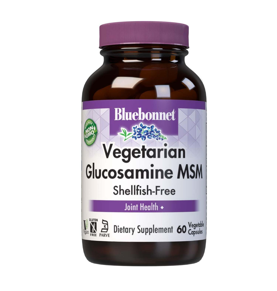 Vegetarian Glucosamine Plus MSM Supplement, 60 Count (743715011137)