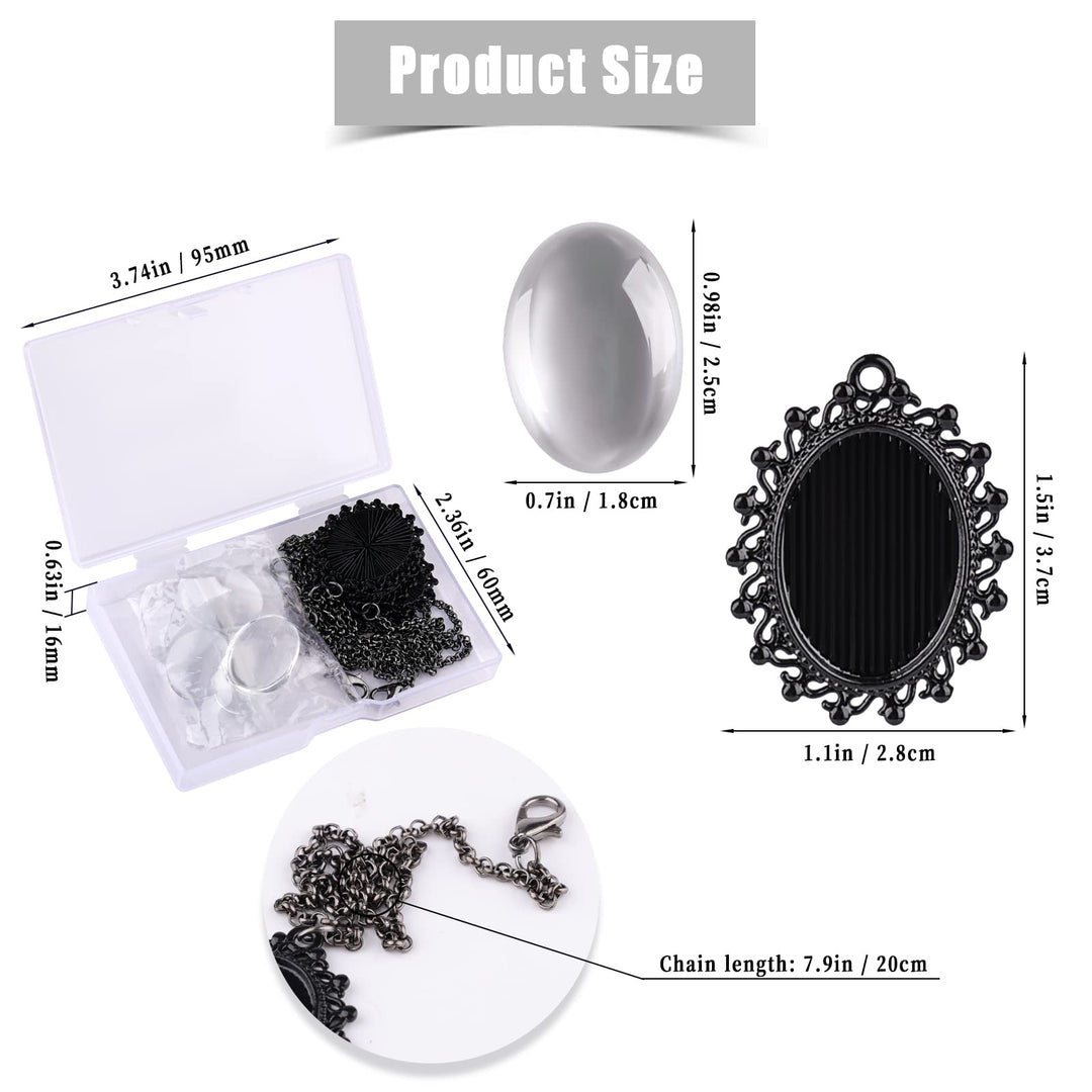 5pcs Graduation Cap Tassel, Memorial Photo Charms for Wedding Bouquet DIY Memorial Photo Chain Pendant for Cap and Gown Ceremony (Black)