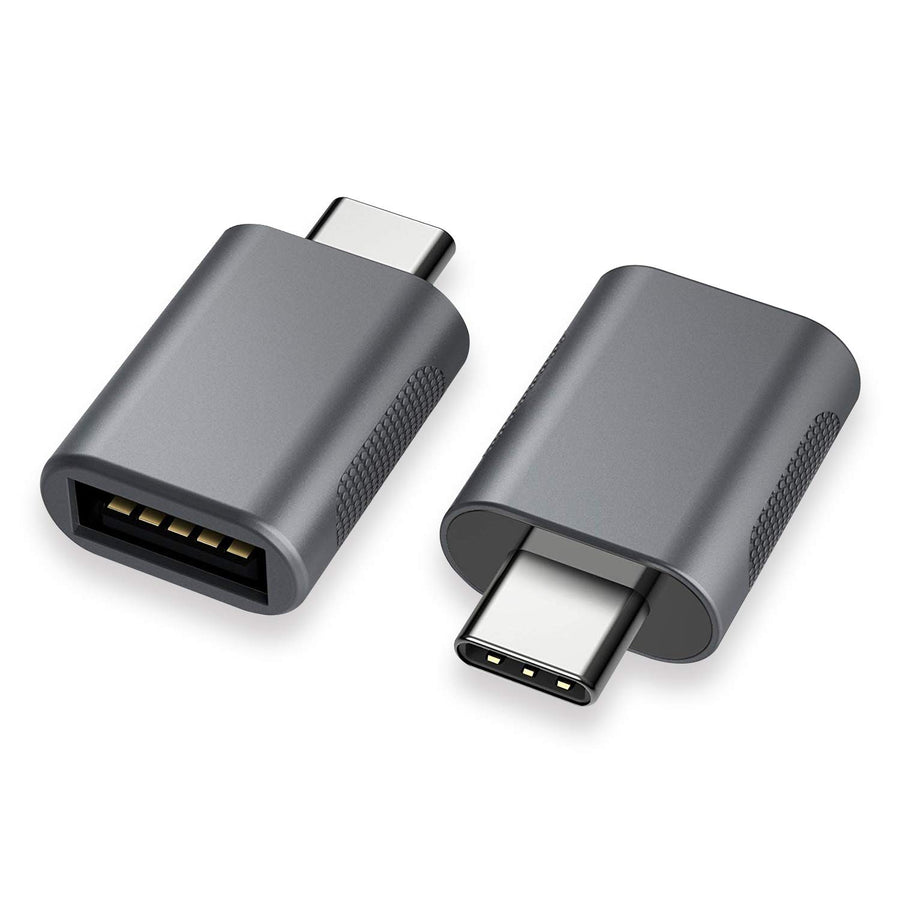 USB C to USB 3.0 Adapter(2 Pack),USB to USB C Adapter,USB Type-C to USB,Thunderbolt 4/3 to USB Female Adapter OTG for MacBook Pro2021,MacBook Air 2020,iPad Pro 2021,More Type-C Devices