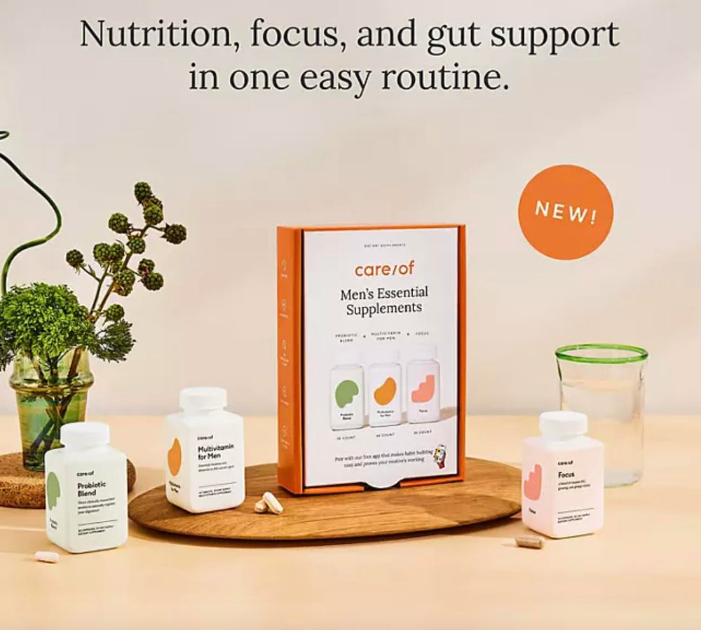 Care/of Men's Essential Supplements 3 Pack, Multivi