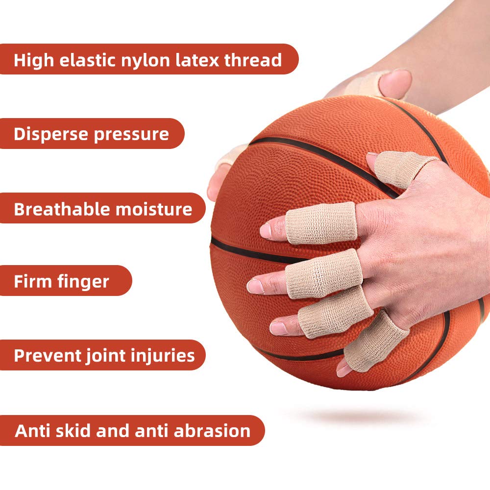 ZEPOHCK 10 Pcs Finger Sleeve Brace Split Protector for 