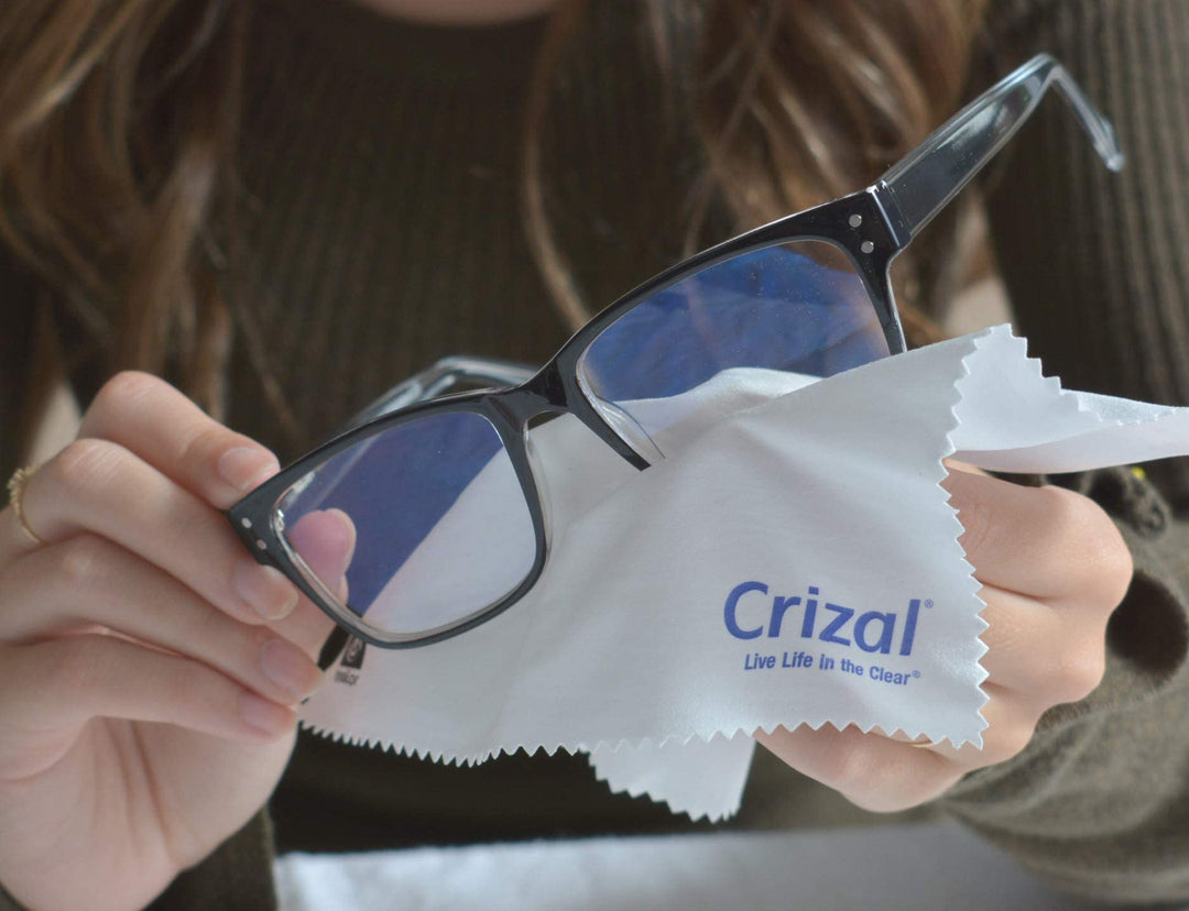 Crizal Microfiber Cleaning Cloth for Glasses, 3 Pack | 