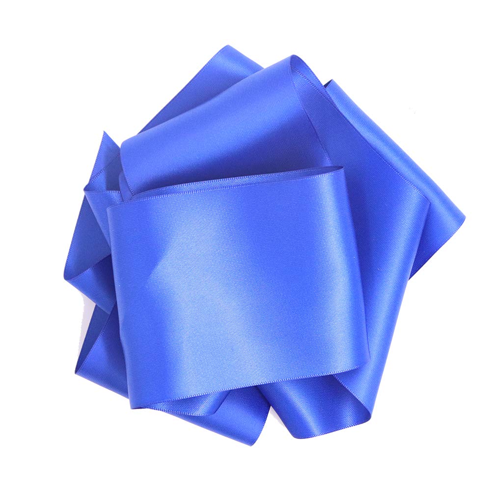 Blank Satin Sash, Plain Sash, Party Decorations, Make Your Own Sash (Royal Blue)