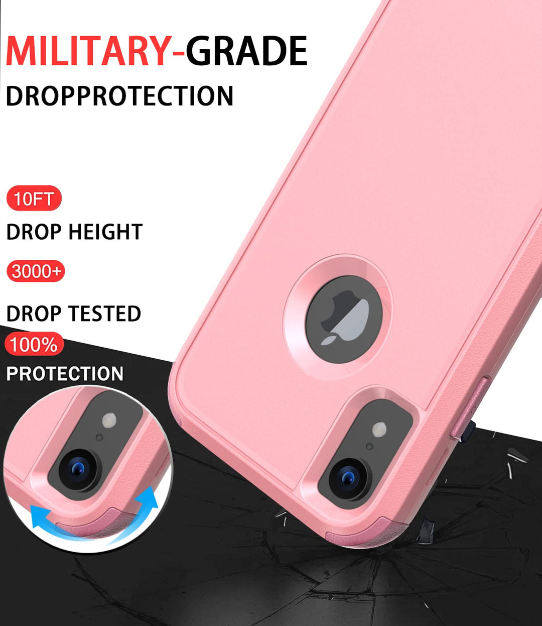 Diverbox for iPhone Xr Case [Shockproof] [Dropproof] [D