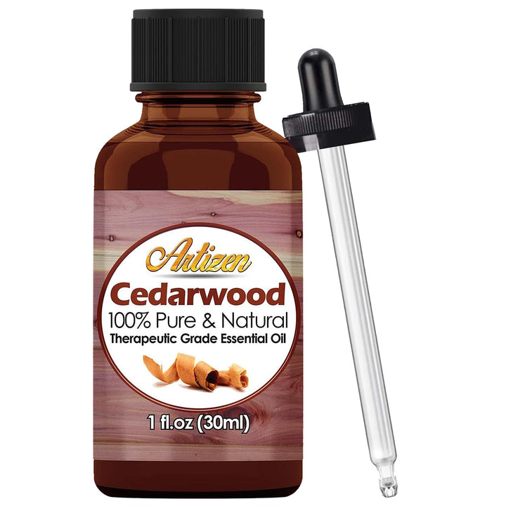 Cedarwood Essential Oil (100% PURE &amp; NATURAL - UNDILUTED) Therapeutic Grade - Huge 1oz Bottle - Perfect for Aromatherapy, Relaxation, Skin Therapy &amp; More!