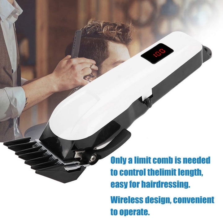 Cordless Hair Clipper Beard Trimmer Kit for Men, Electric Shaver Grooming Hair Mustache Cutting Machine Tool Set Rechargeable for Men Women Hairdressing Barbers/Beard/Head/Body/Face Clean