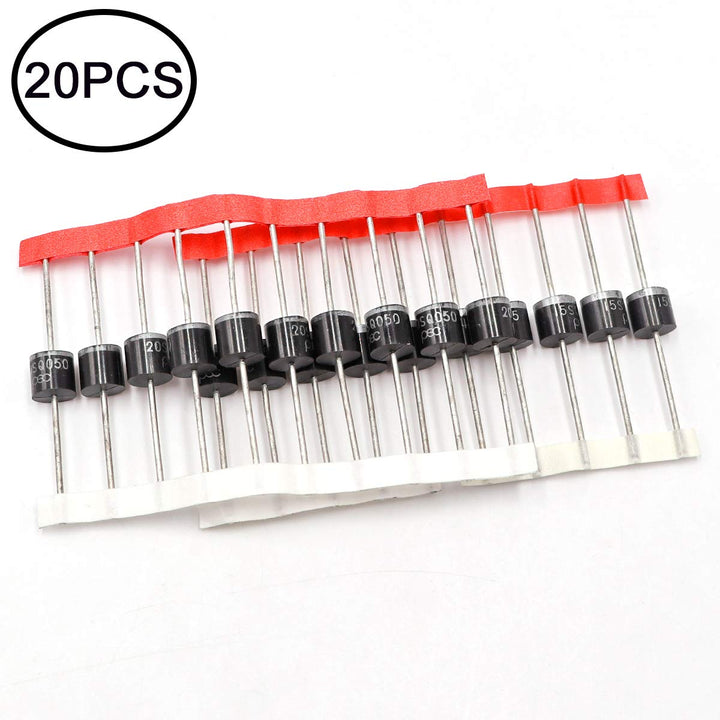 mxuteuk 20Pcs (10Pcs 15SQ045 + 10Pcs 20SQ050) Schottky Diode 15 A 45 V /20A 50V Electronic Silicon Diodes M-019