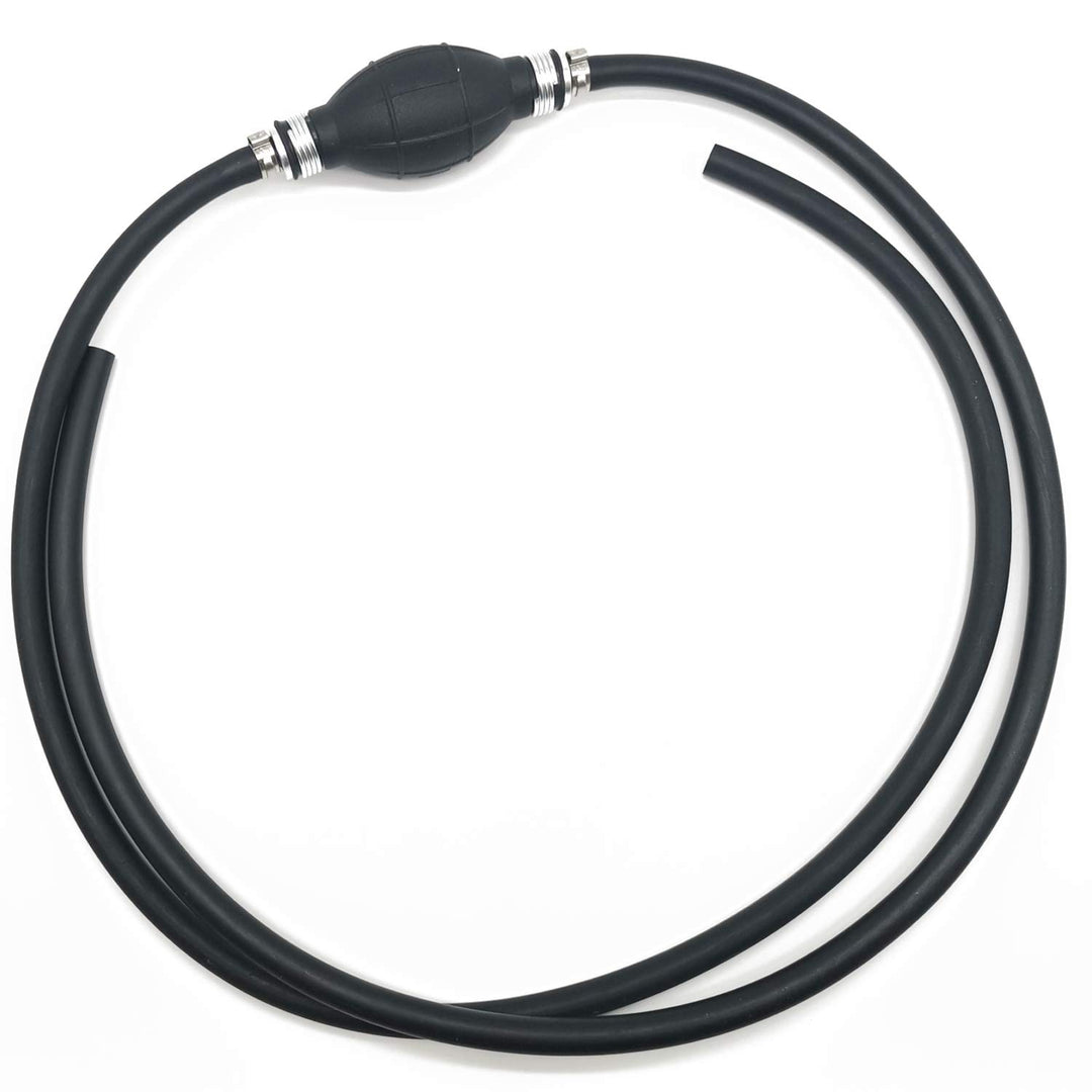 Fuel Line Assembly, 5/16 Hose Line Marine Outboard Boat Motor RVs Fuel Assembly with Primer Bulb Steel Hose Clamps 6FT