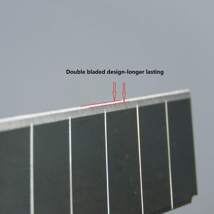 25mm Snap Off Blades 0.7mm(T) X25mm(W) X127mm(L) Heavy Duty Blade Carbon Tool Steel Blades Box Cutter Blade