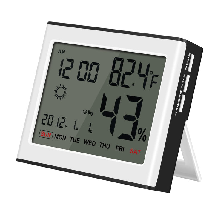 Digital Alarm Clock Shower Clock Hygrometer Thermometer Alarm Clock Weather Station Indoor Thermometer