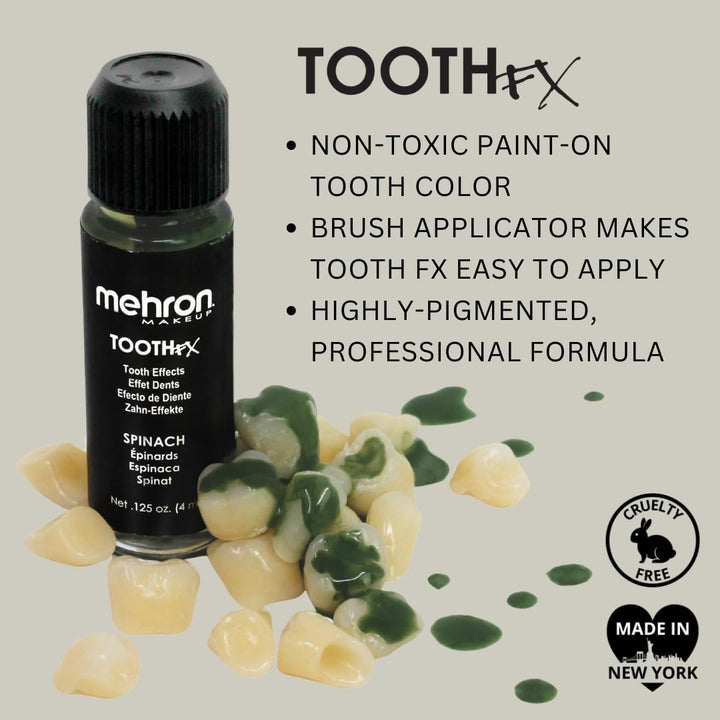 Makeup Tooth FX with Brush (.125 ounce) (Spinach)
