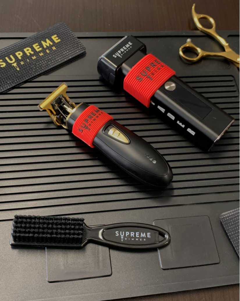 by Supreme Trimmer - Professional Barber Grippers ( 5 Piece ) Non Slip Clipper Bands SGR50 Barber Sleeve for Hair Clipper - Barber Hair Trimmer Grip