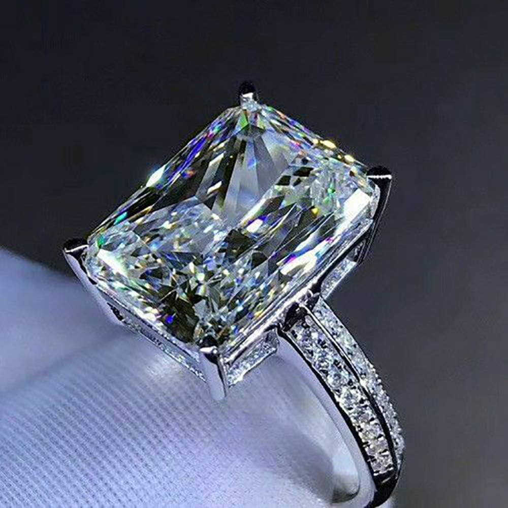 Longfu Fashion Jewelry 925 Sterling Silver Perfect Squa