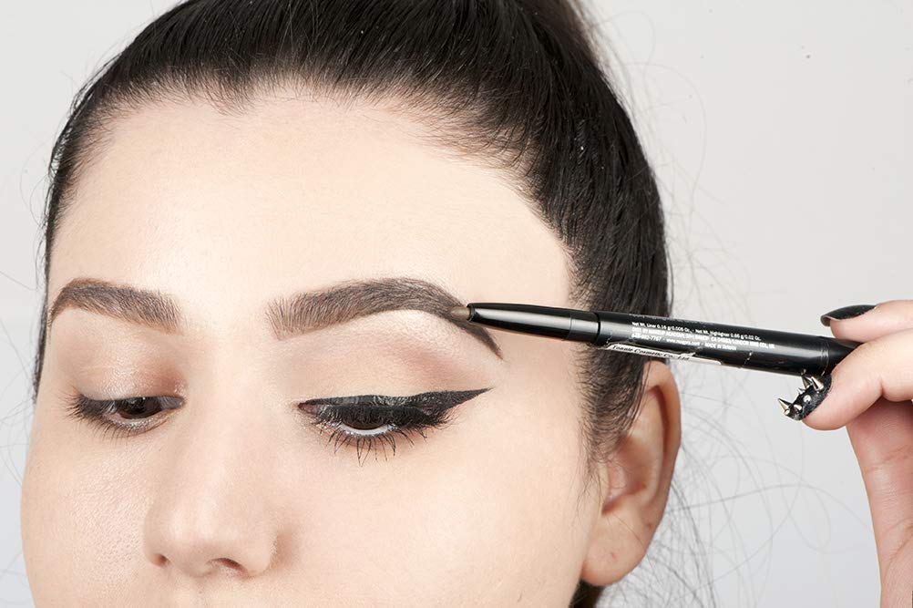 PROFESSIONAL MAKEUP Sculpt and Highlight Brow Contour, Eyebrow Pencil, Auburn Soft Pink