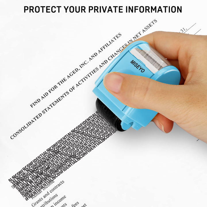 Miseyo Identity Theft Protection Roller Stamps for Data