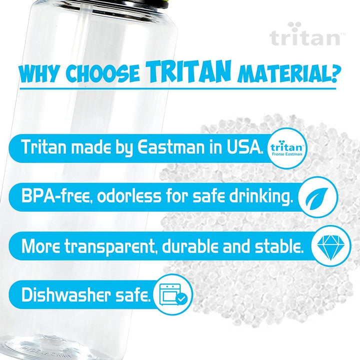 Cute Water Bottle for School Kids Girls, BPA FREE Trita