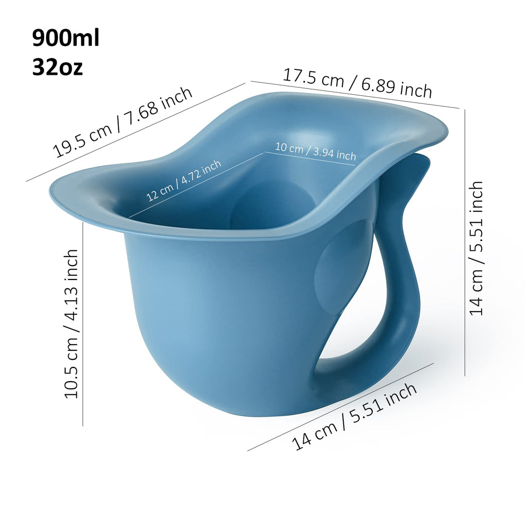 Potty for Newborn Baby Potty Training; for Diaper Free Baby Elimination Communication Indoor &amp; Outdoor; Attractive Fish Shape (Blue)