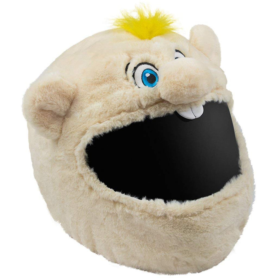 Moto Loot Helmet Cover for Motorcycle Helmet, Fun Rides and Gifts (Cover Only. Helmet Not Included) - Rainbow Short Fur
