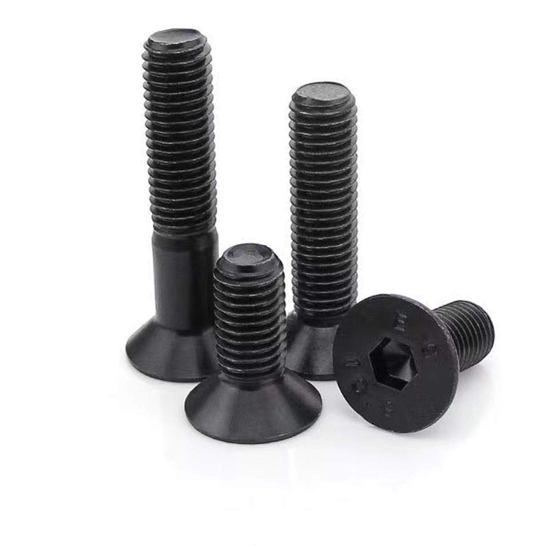 30 Pcs M4-0.7 x 35mm Flat Head Socket Cap Screws, Alloy Steel Grade 10.9, DIN 7991, Allen Socket Drive,Hex Drive,Black Oxide Finish (M4-0.7 x 35mm)