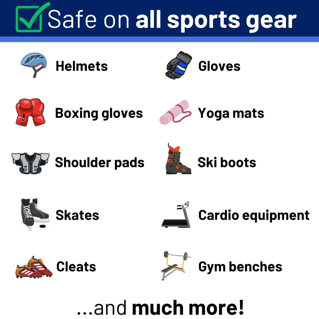 Sports Cleaner and Deodorizer - Sports Gear Odor Eliminator, Boxing Glove Deodorizer, Gym Equipment Spray, Natural and Plant Based, 16 Fl Oz (1-Pack)
