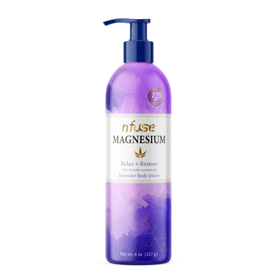 Magnesium Lotion | Ultra Healing Body Lotion | Natural Magnesium Therapy | Lavender: Rest + Restore | 8 oz