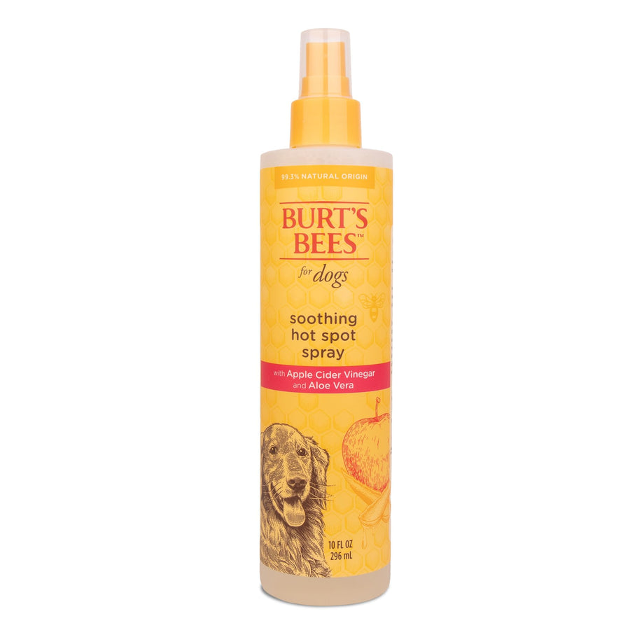 Burt's Bees for Pets Hot Spot Spray with Apple Cider Vinegar and Aloe Vera for Itchy Dogs, 95% Natural Origin Formulas, Itchy Skin Relief, 10 Fl Oz