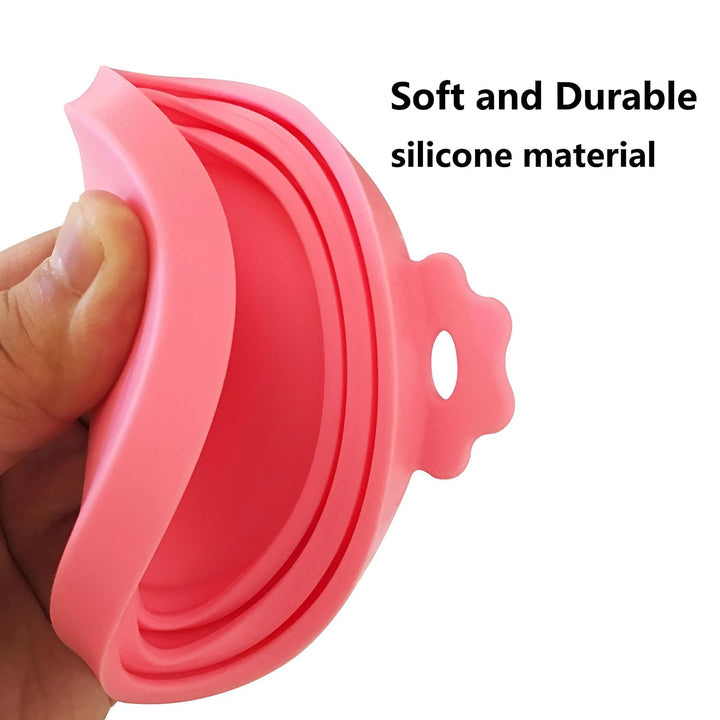 5 Pack Pet Can Covers/Dog Cat Food Can Lids/Universal BPA Free/Silicone Pet Food Can Lids Covers/Fits Most Standard Size Dog and Cat Can Tops for Pet Food Storage