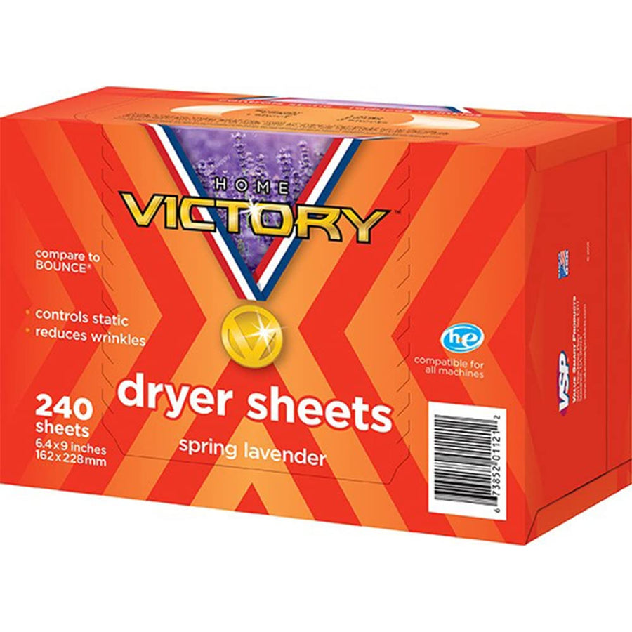 Home Victory Dryer Sheets, Spring Lavender, 240 Count