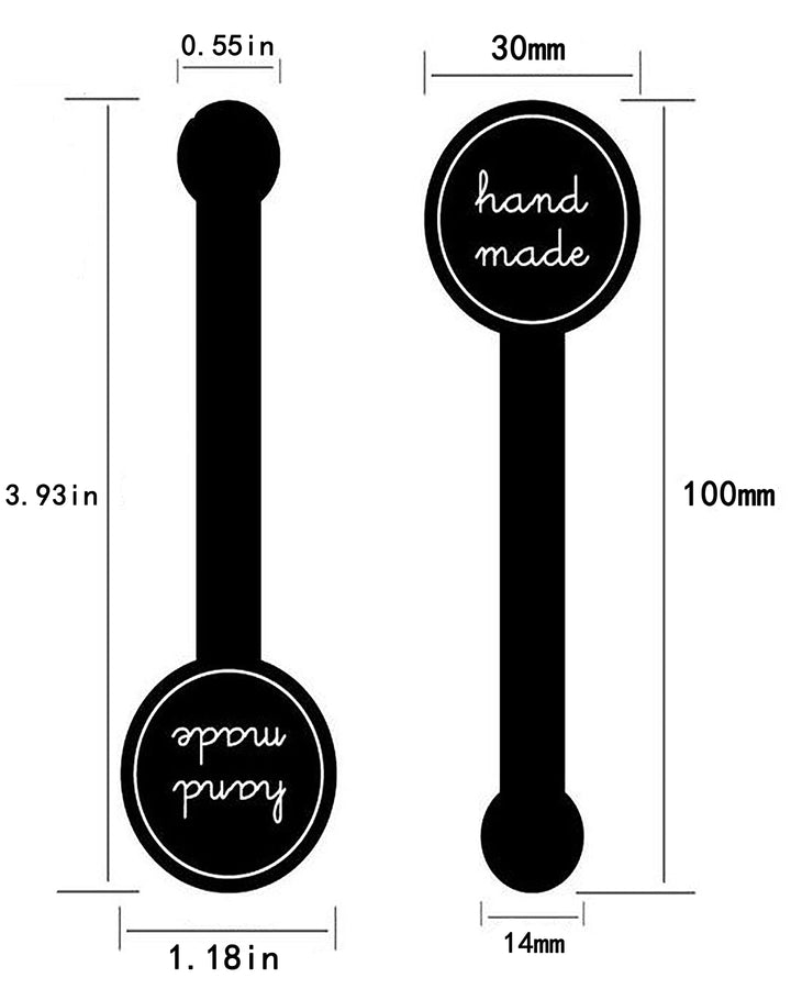 SAILING-GO 100 pcs./Pack Translucent Plastic Bags for Cookie,Cake,Chocolate,Candy,Snack Wrapping Good for Bakery Party with Stickers