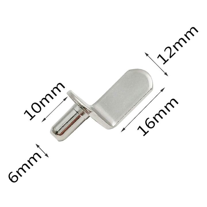 60 Pieces Shelf Bracket Pegs Stainless Steel Shelf Pins