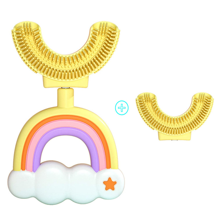 Toddler Toothbrush U-Shaped Kids Toothbrush Baby Soft S