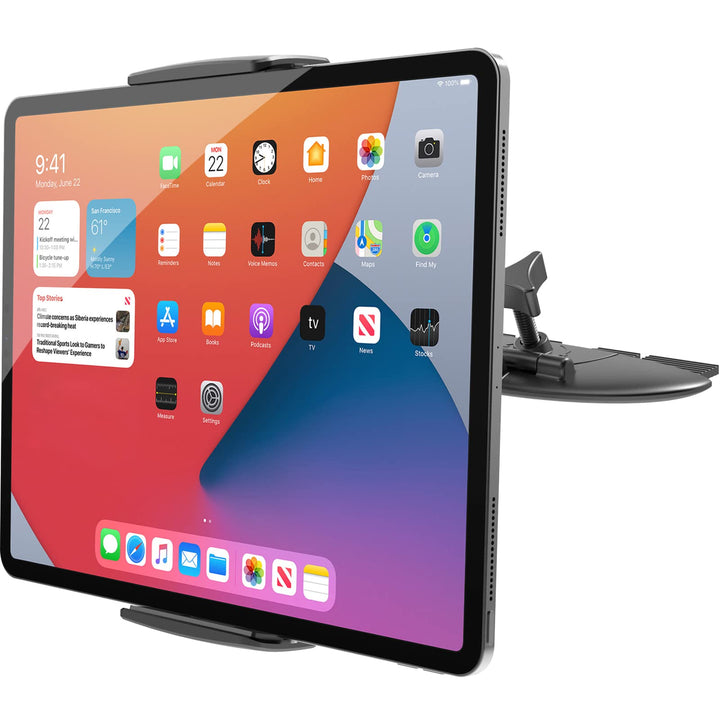 Universal Car Mount [2 in 1] CD Slot Tablet Car Mount for 4.7-11 inch Tablet, Cell Phone Holder for iPhone Samsung Z Fold 5 4 3 2 1, Tablet Car Mount Dash Holder Stand for iPad Pro Air Mini