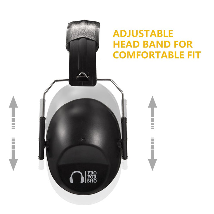 34dB Shooting Ear Protection - Special Designed Ear Muffs Lighter Weight &amp; Maximum Hearing Protection, Black