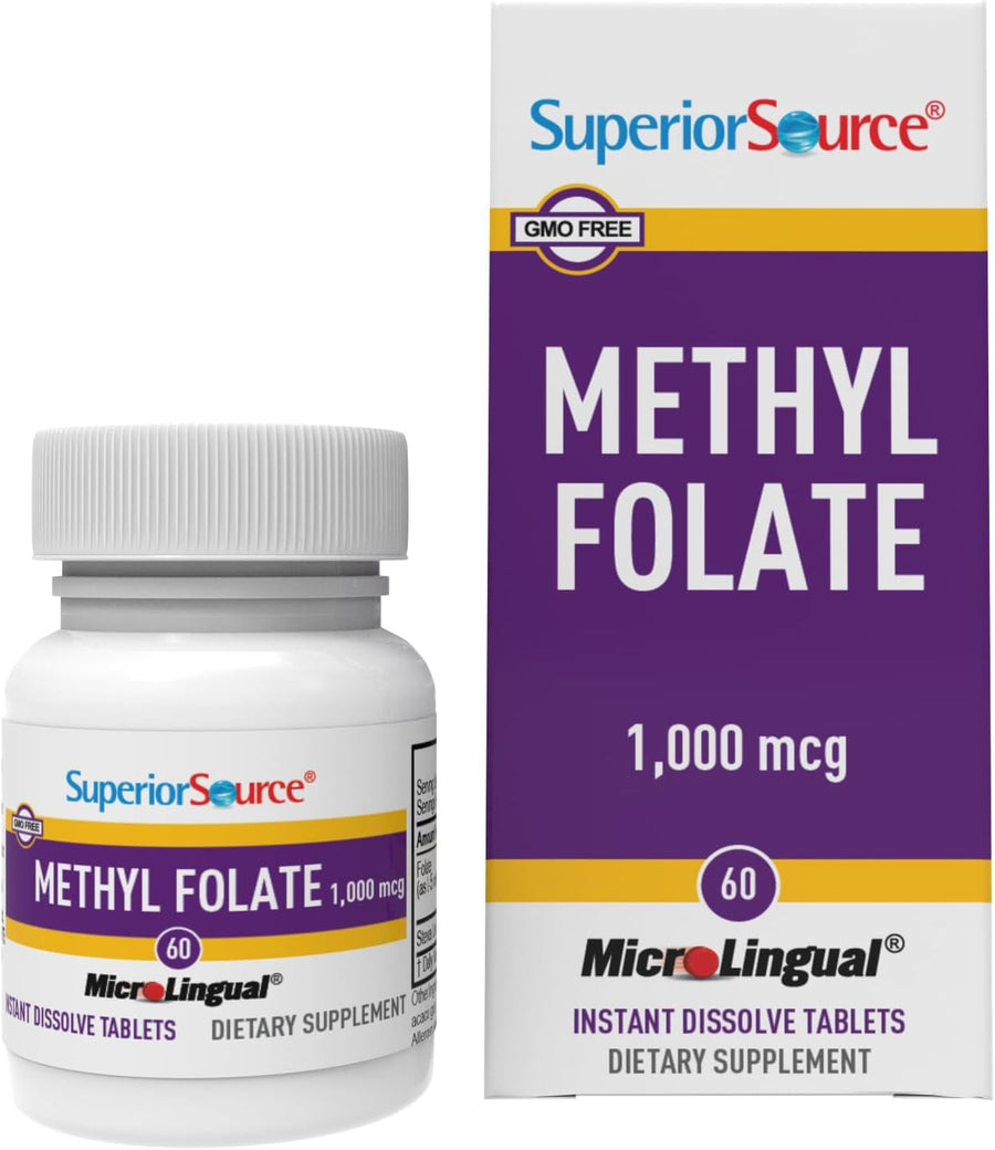 Superior Source Methyl Folate 1,000 mcg - Folate Supple