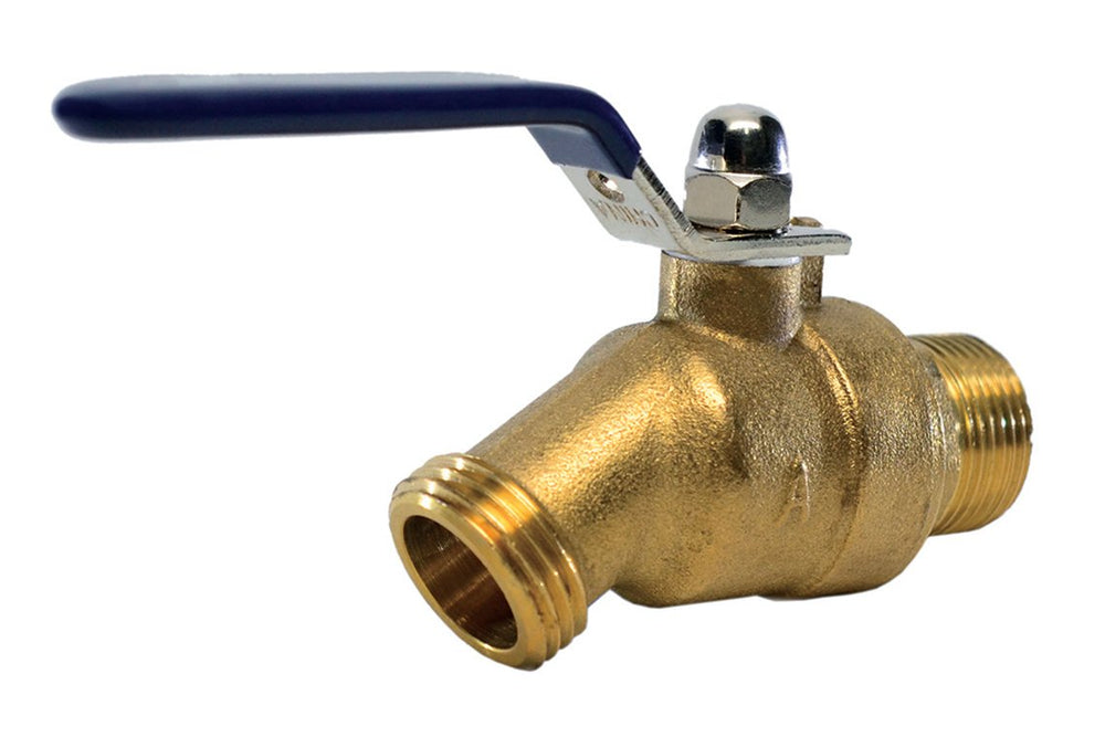 M71QT 3/4 MIP Quarter Turn Hose Bibb, 3/4-Inch