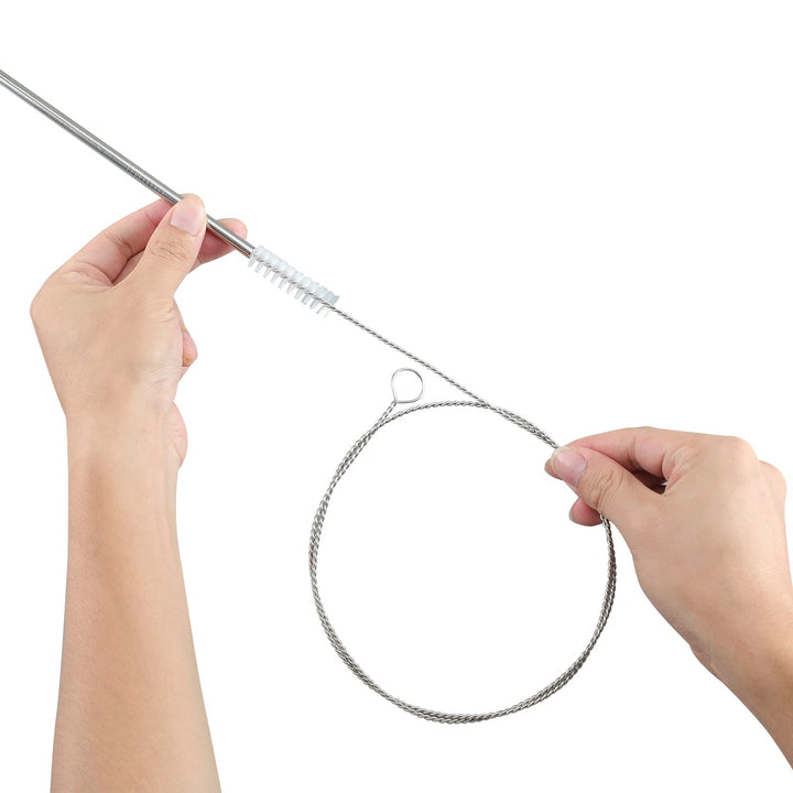 40 Inches Brush Cleaner for Cleaning Straw, Kegerator, Feeding Tube, Hose, Sunroof Drain, Refrigerator Drain, 2PCS