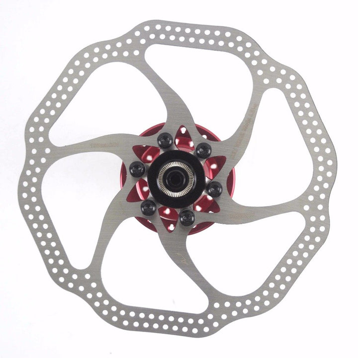 160mm Disc Brake Rotor with 6 Bolts Stainless Steel Bicycle Rotors Fit for Road Bike, Mountain Bike, MTB, BMX (Stainless Steel, 2pcs)