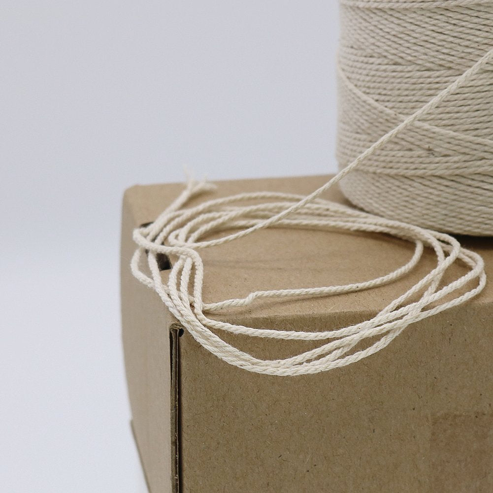 Cooking Twine, 3Ply 656Feet 1mm Food Safe Cotton Kitchen String Butchers Twine for Roasting, Trussing Turkey, Tying Meat, Making Sausage, Baking and More