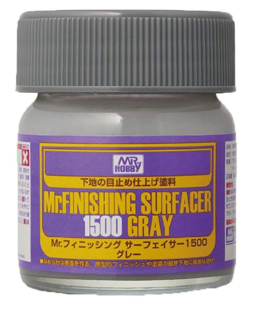 Mr. Finishing Surfacer 1500 Gray Bottle