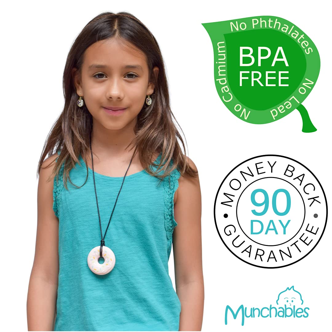 Munchables Donut Chewy Necklace - Sensory Chew Necklace